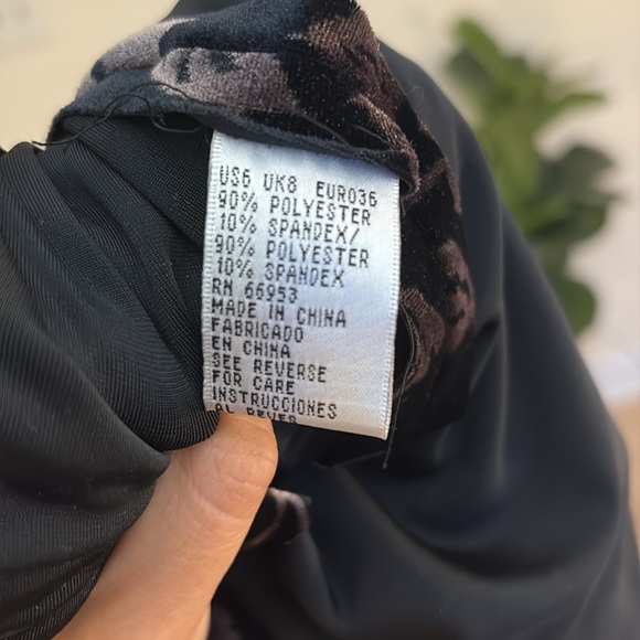 David Warren 90’s vintage Chinese velvet Dress - Picture 10 of 10